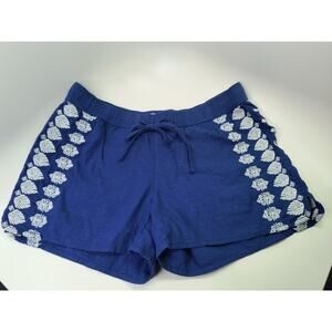 Vineyard Vines Blue Shorts w/ White Embroidery, Women's size XXS